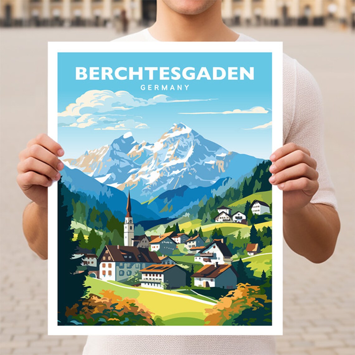 Berchtesgaden Germany Travel Poster Print