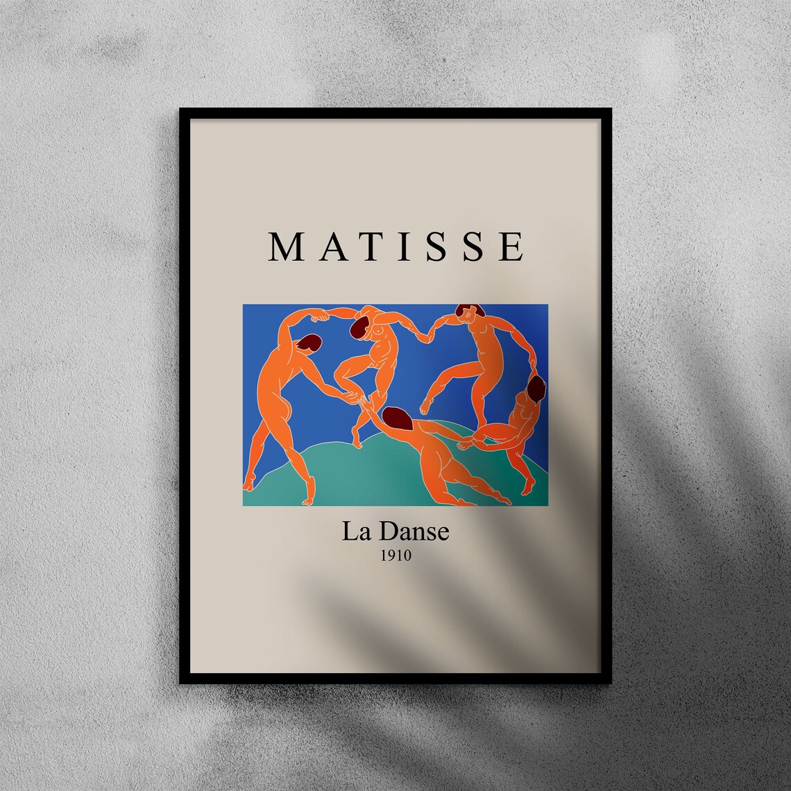 Henri Matisse Dance Print Midcentury Modern Wall Art Dance Exhibition Poster Abstract Minimalist Wall Decor - Image 2