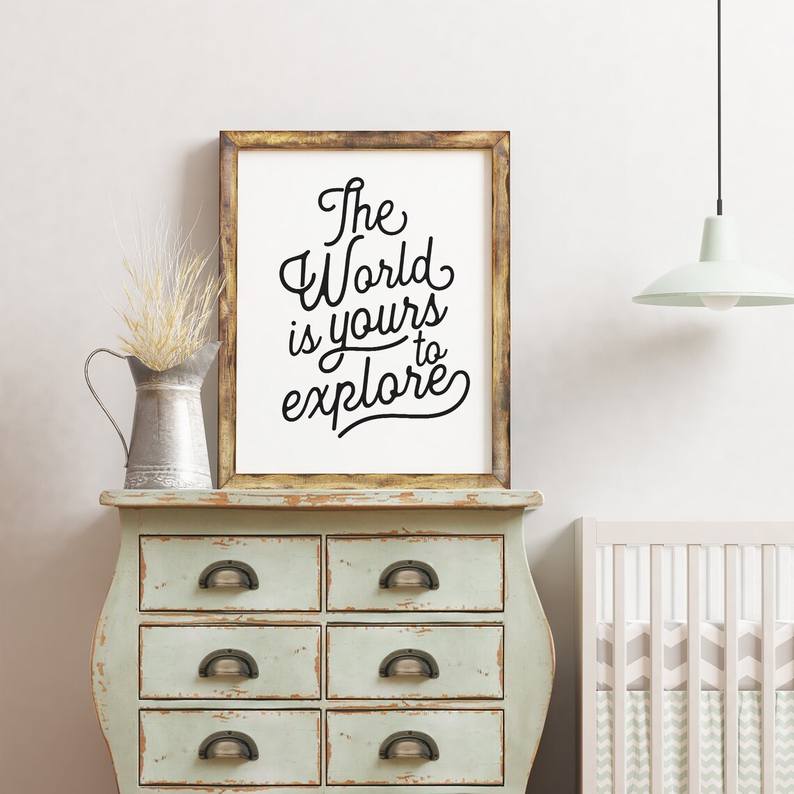 The World Is Yours To Explore Art Print, Kids Decor - Image 2