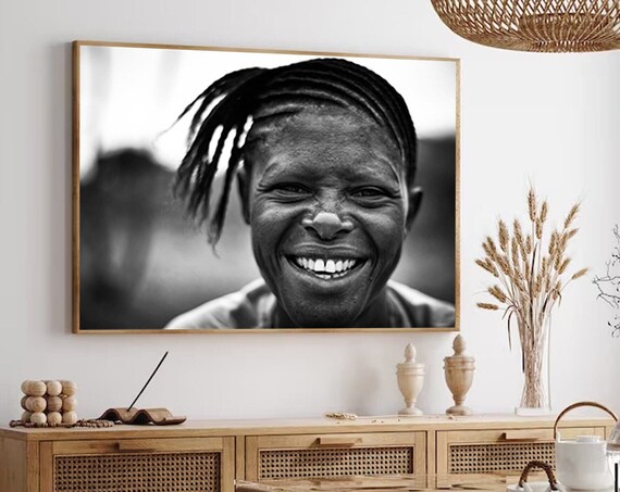 Black Art Prints And White Wall African Photography Artwork Extra Large