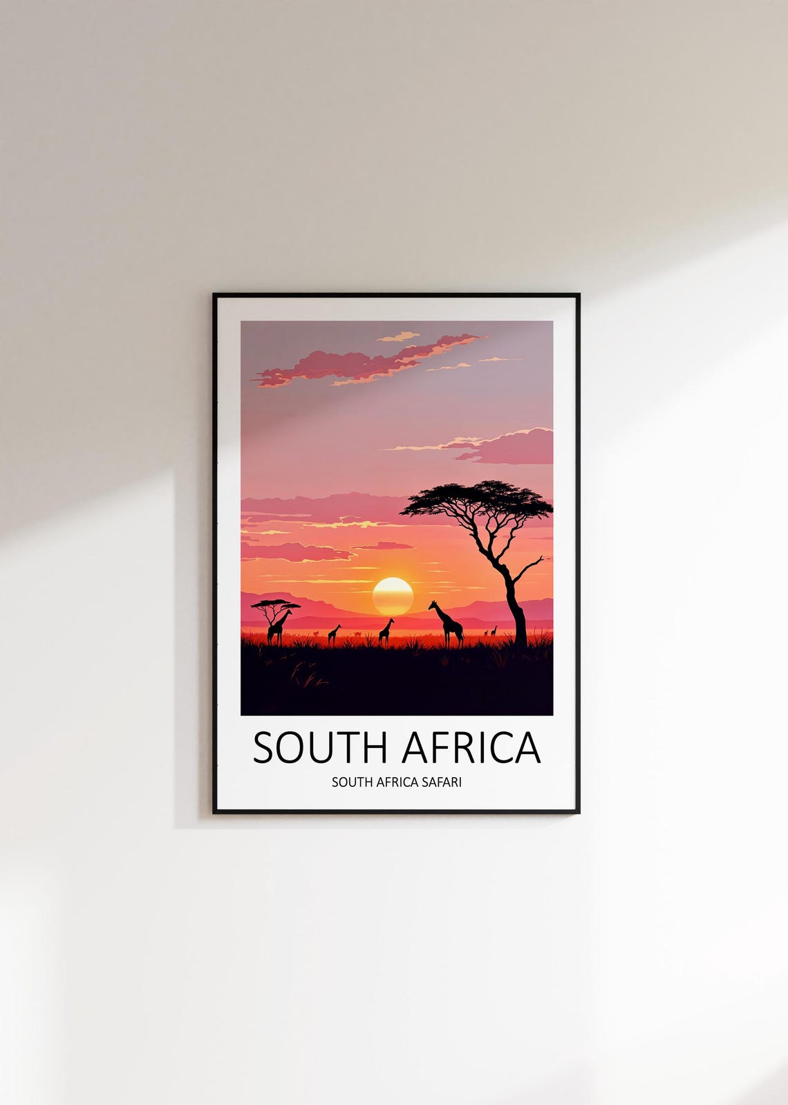 South Africa Travel Print South Africa Poster South Africa Safari African Wall Art Nature Prints South Africa Print Travel Gift - Image 2