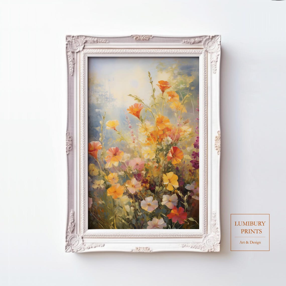 Cosmos Wall Art Flower Floral Pirnt Print Botanical Poster