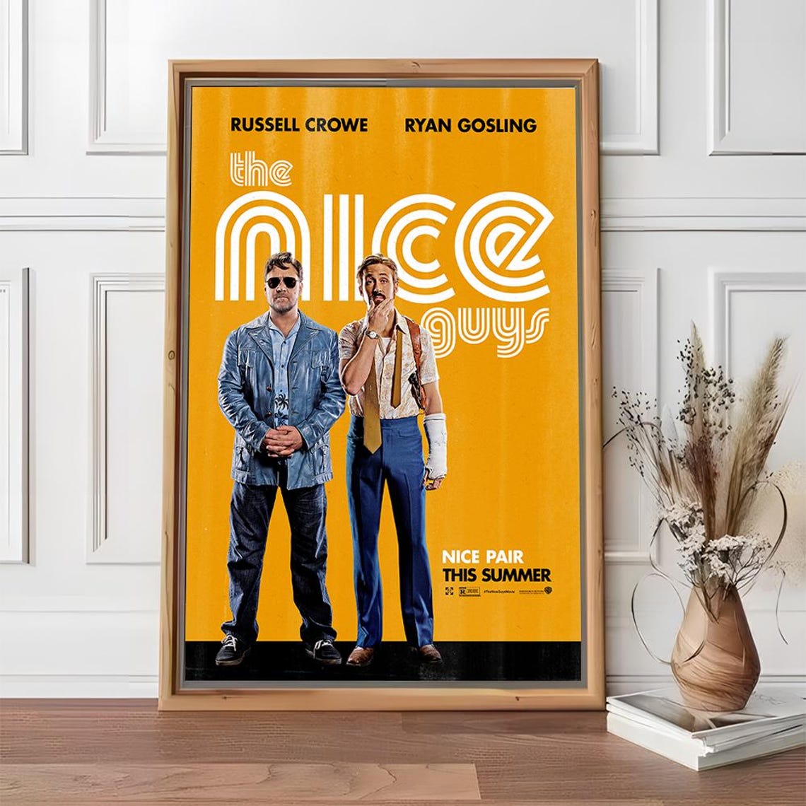 The Nice Guys Ryan Gosling Russell Crowe Retro Buddy Cop Comedy Poster - Image 2