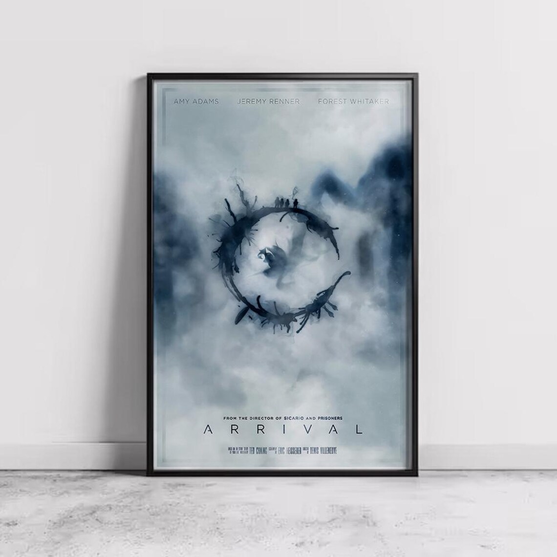 Arrival Amy Adams Denis Villeneuve Alien Symbol Sci Fi Film Poster