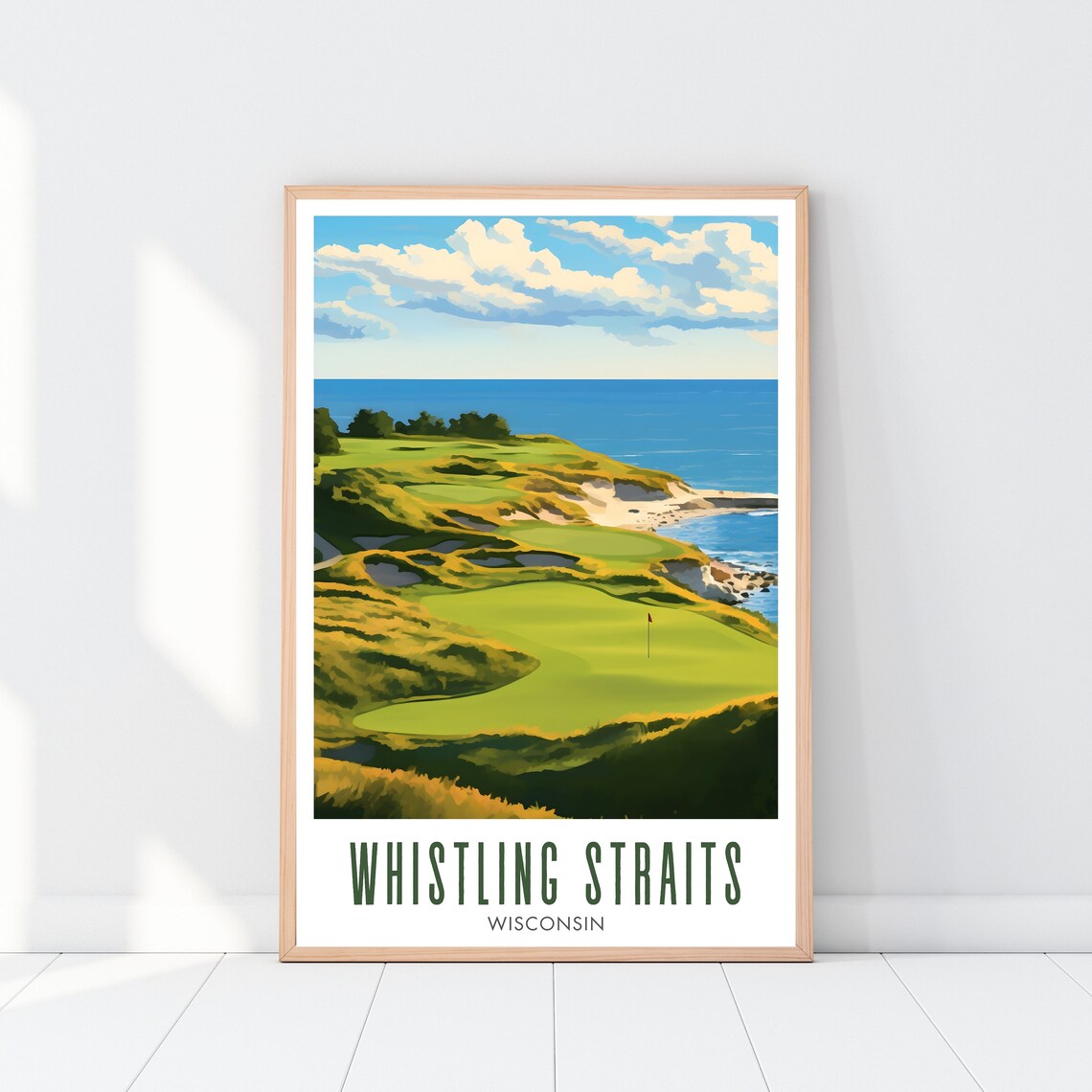 Whistling Straits Golf Course Travel Poster - Image 2