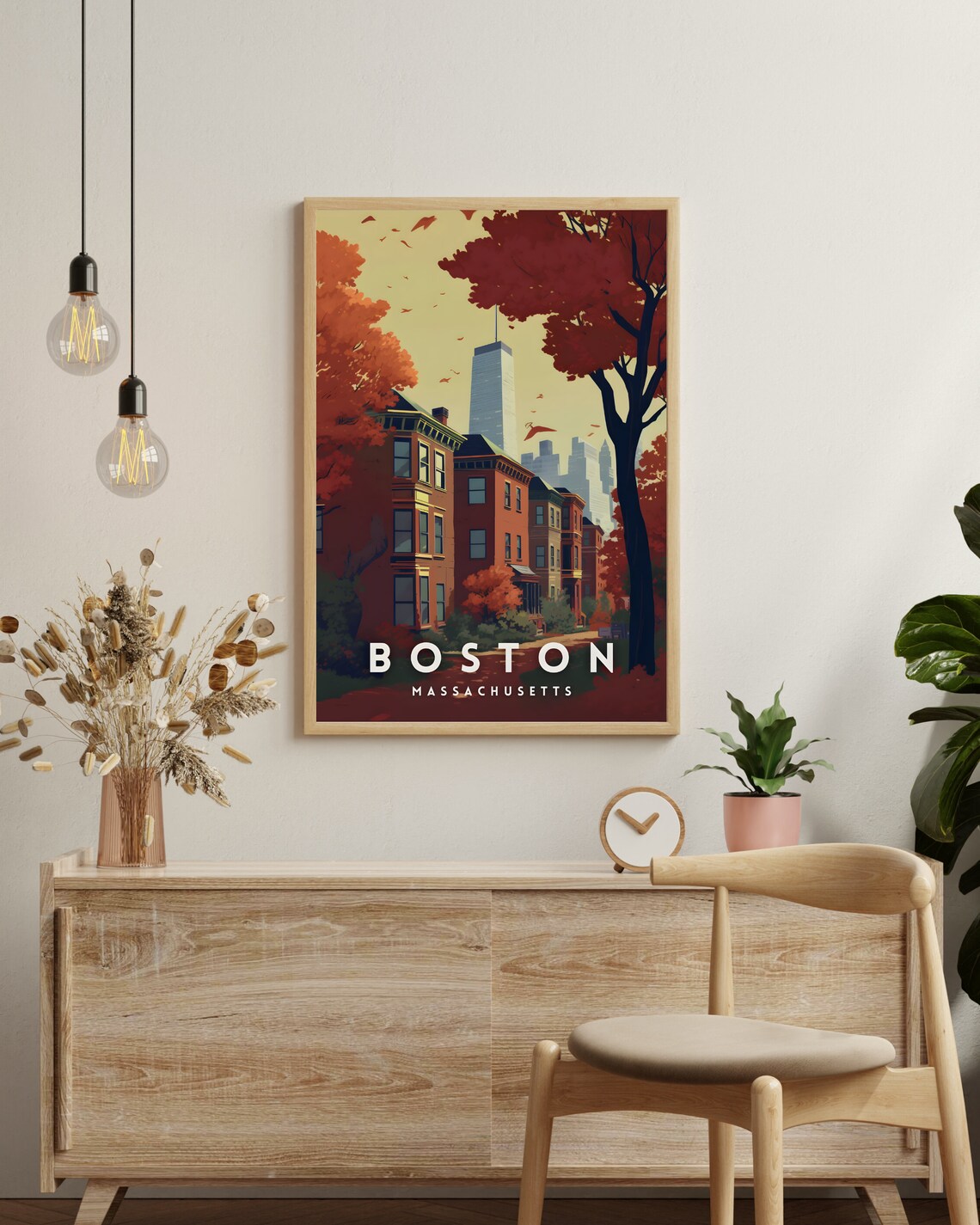 Boston Travel Poster, City Wall Art Print - Image 2