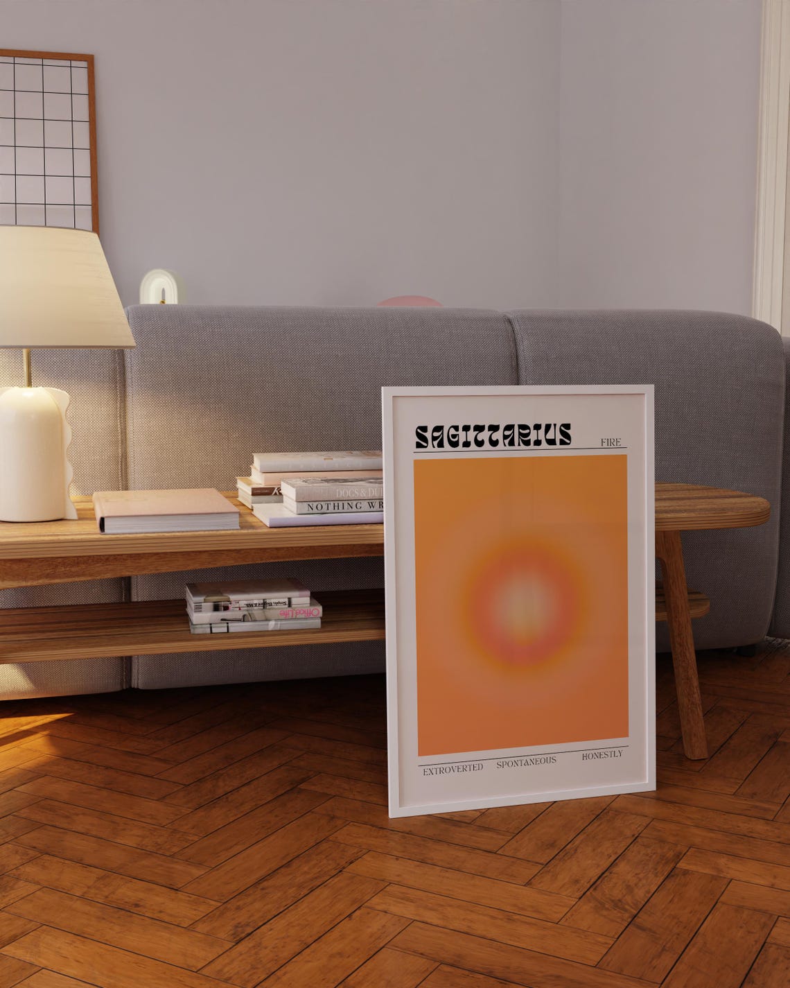 Sagittarius Aura Zodiac Poster Aesthetic Wall Art Astrology Gifts Manifestation Sagittarius Gift Teen Room Decor Spiritual Gifts - Image 5