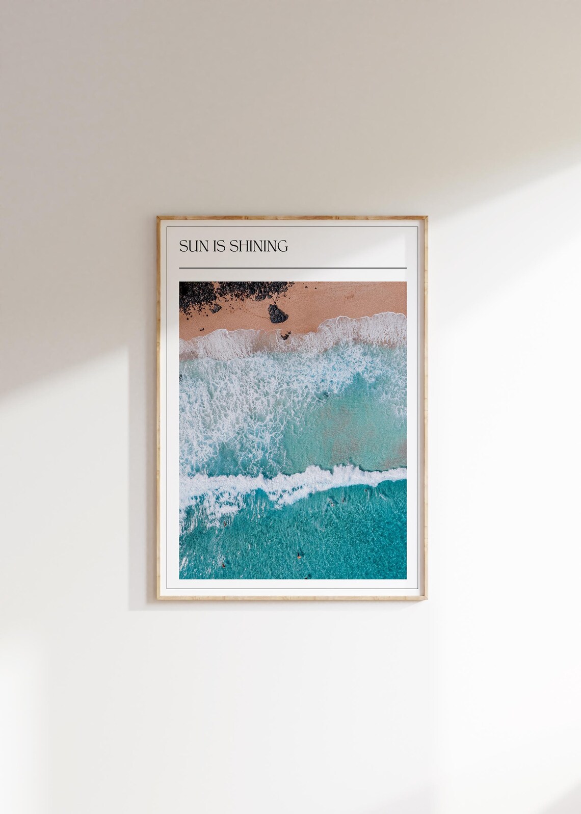 Vintage Surf Poster, Beach and Ocean Wall Art - Image 4