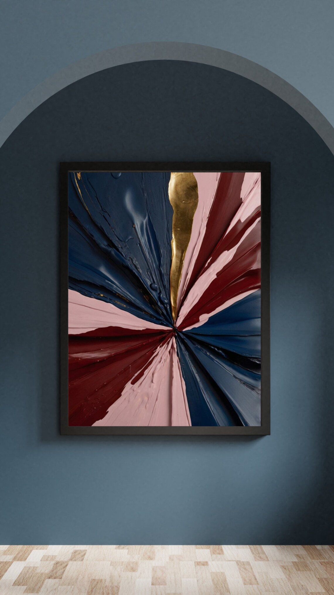 Bold Abstract Brushstroke, Dynamic Energy - Image 2