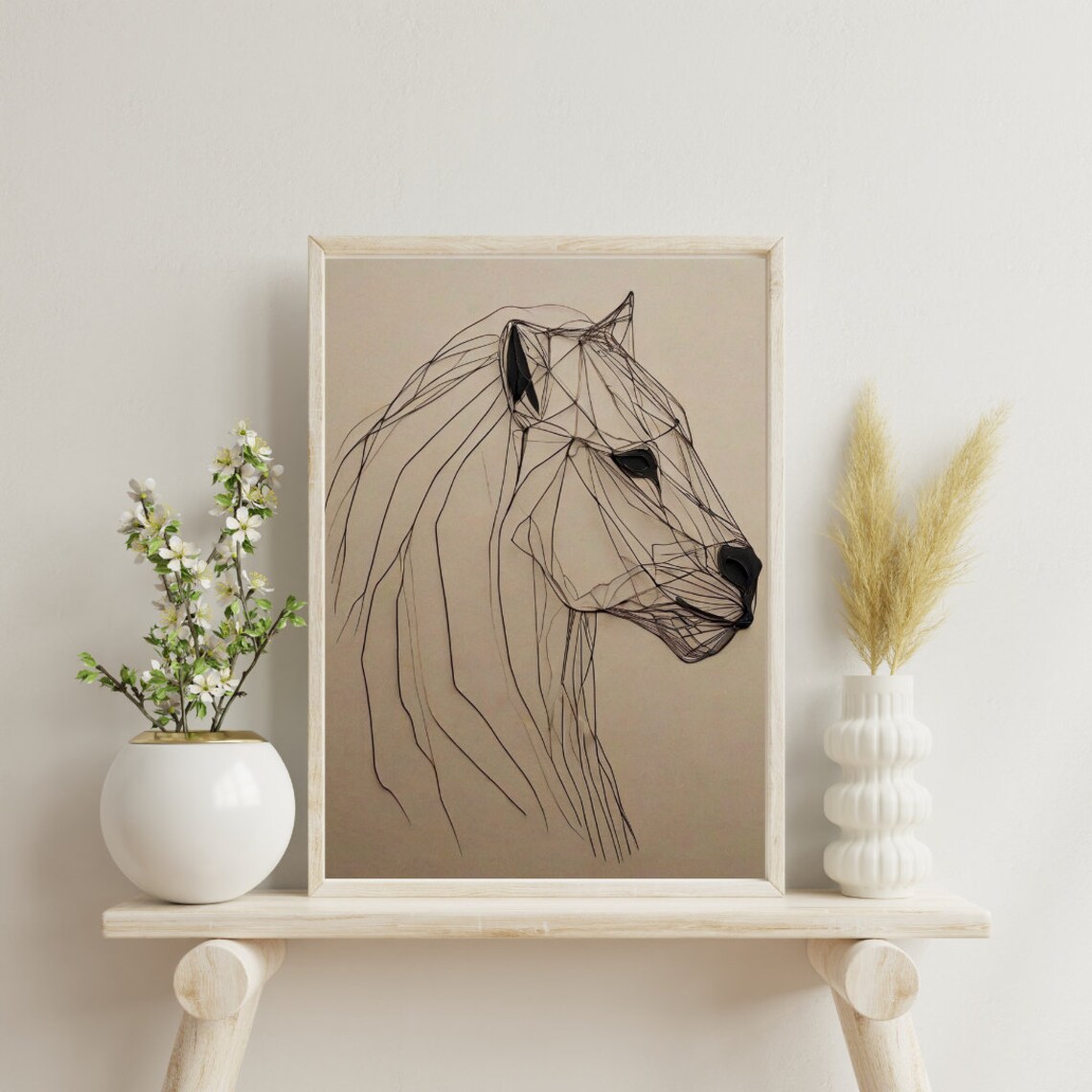Minimalist Line Art Silhouette Poster Print - Image 2
