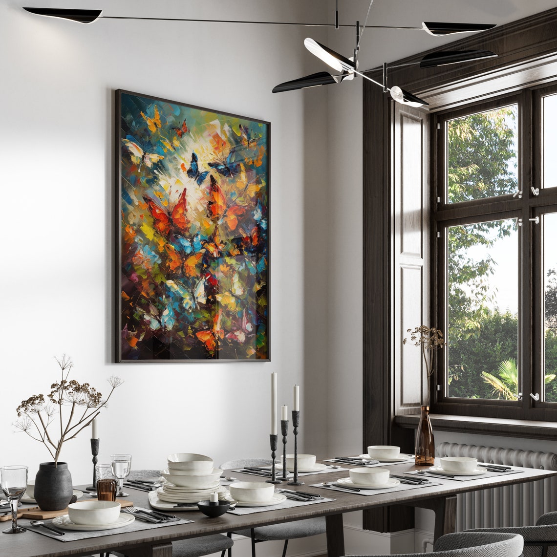 Butterfly Enthusiast Contemporary Art Art Modern Wall Decor Art Prints Instant Wall Art - Image 3