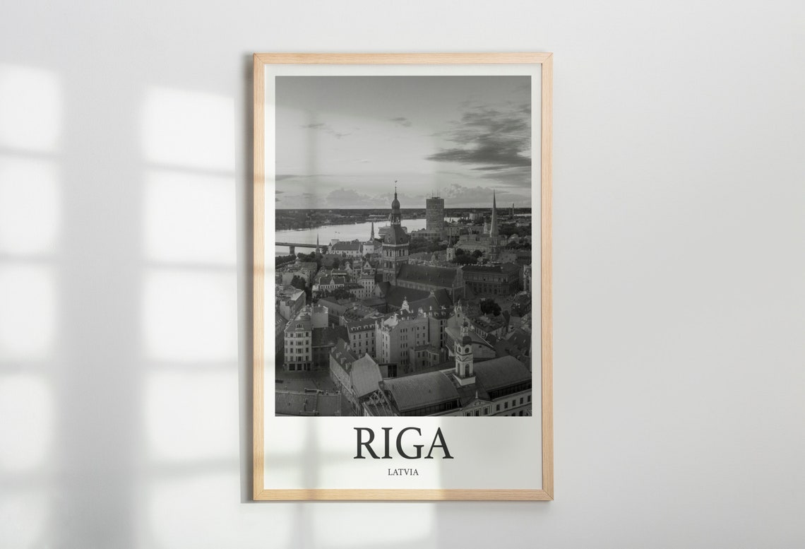 Riga Photo Print Of Riga Latvia Travel Photo Hanging Decor Photo Travel Art Gift For Travel Artwork Wall Art Framed Photo Travel Print