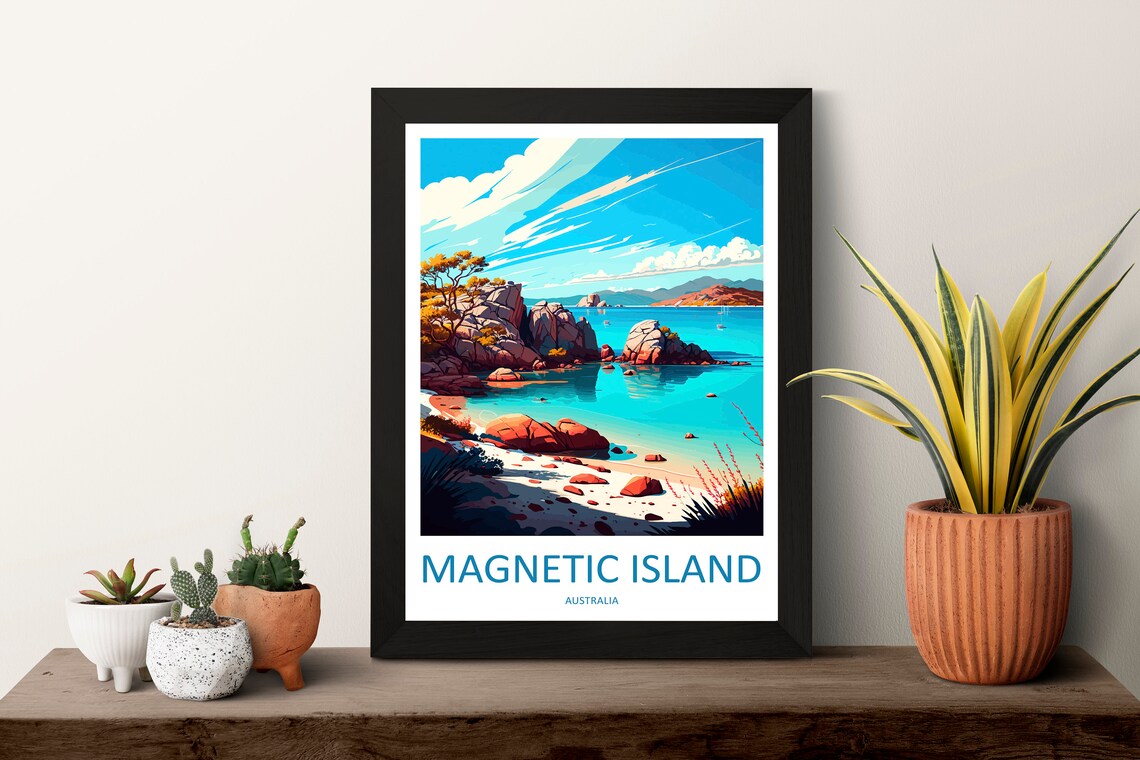 Magnetic Island Travel Poster, Australia Wall Art - Image 3