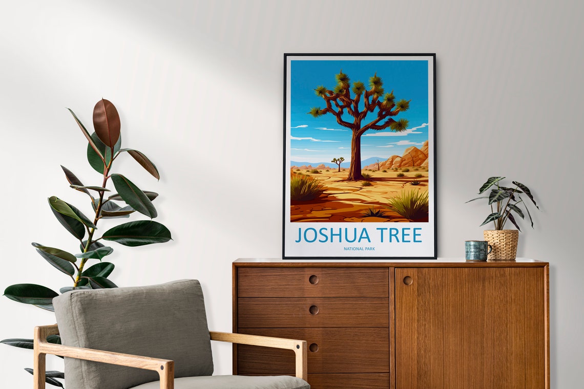Joshua Tree National Park California Desert Landscape Poster - Image 2