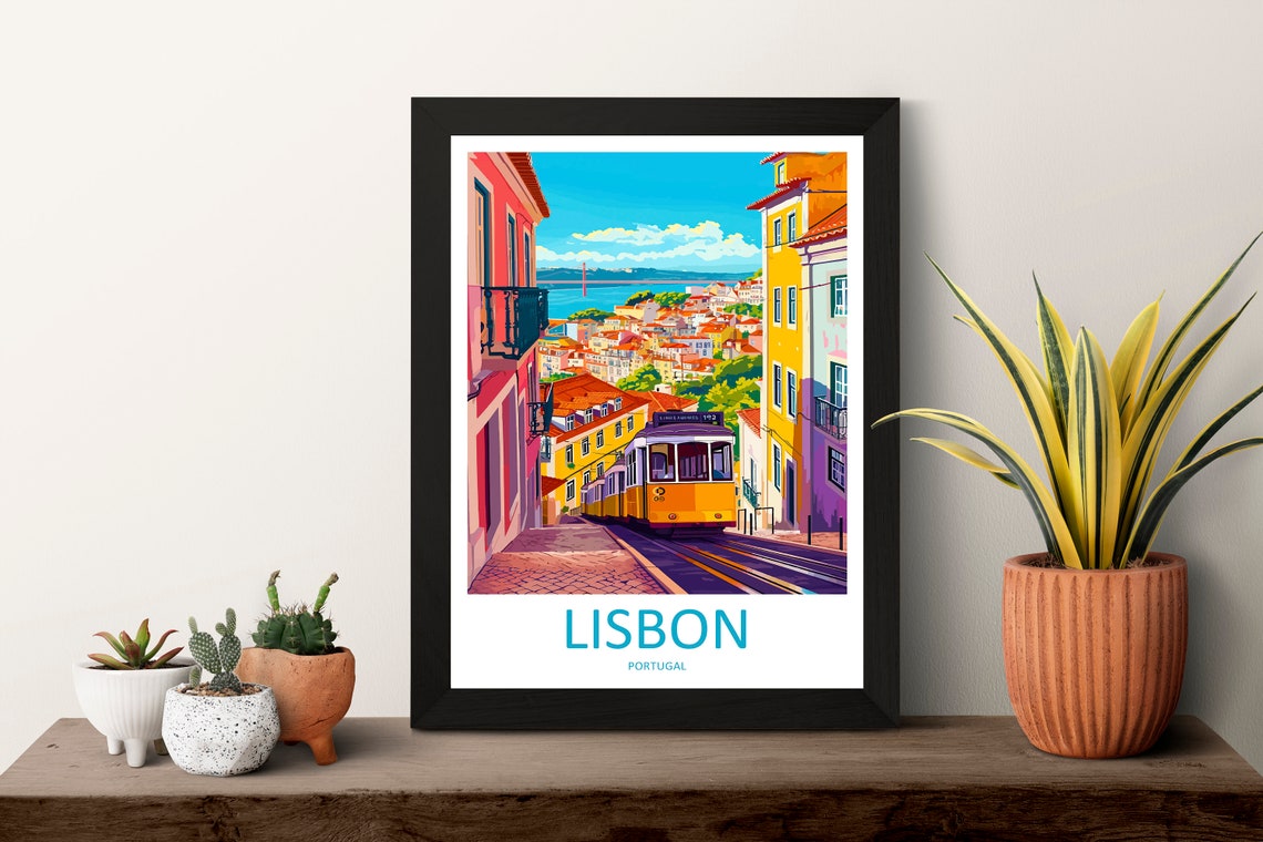 Lisbon Gift For Art Lovers Poster - Image 3
