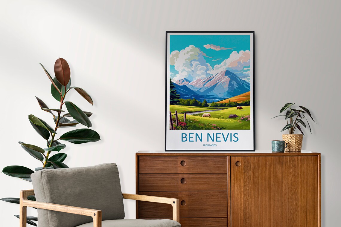 Ben Nevis Home Decor Travel Poster - Image 2