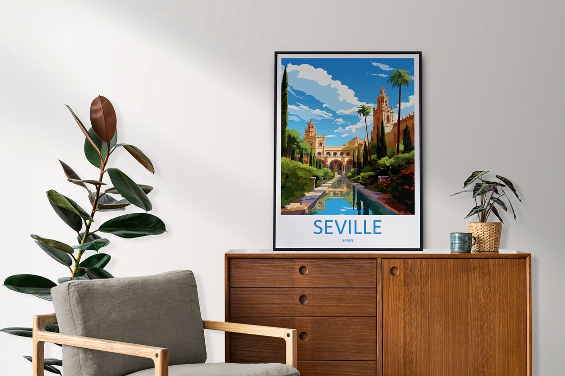 Seville Travel Poster, Spain Wall Art Print - Image 2