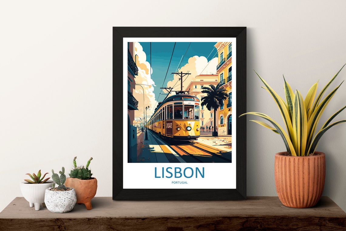 Lisbon Travel Print, Portugal Wall Art - Image 3