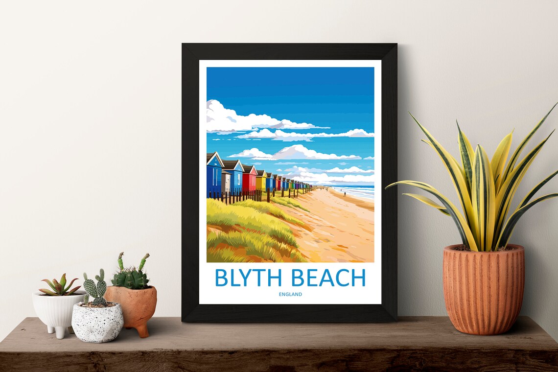 Blyth Travel Poster, England Place Print - Image 3