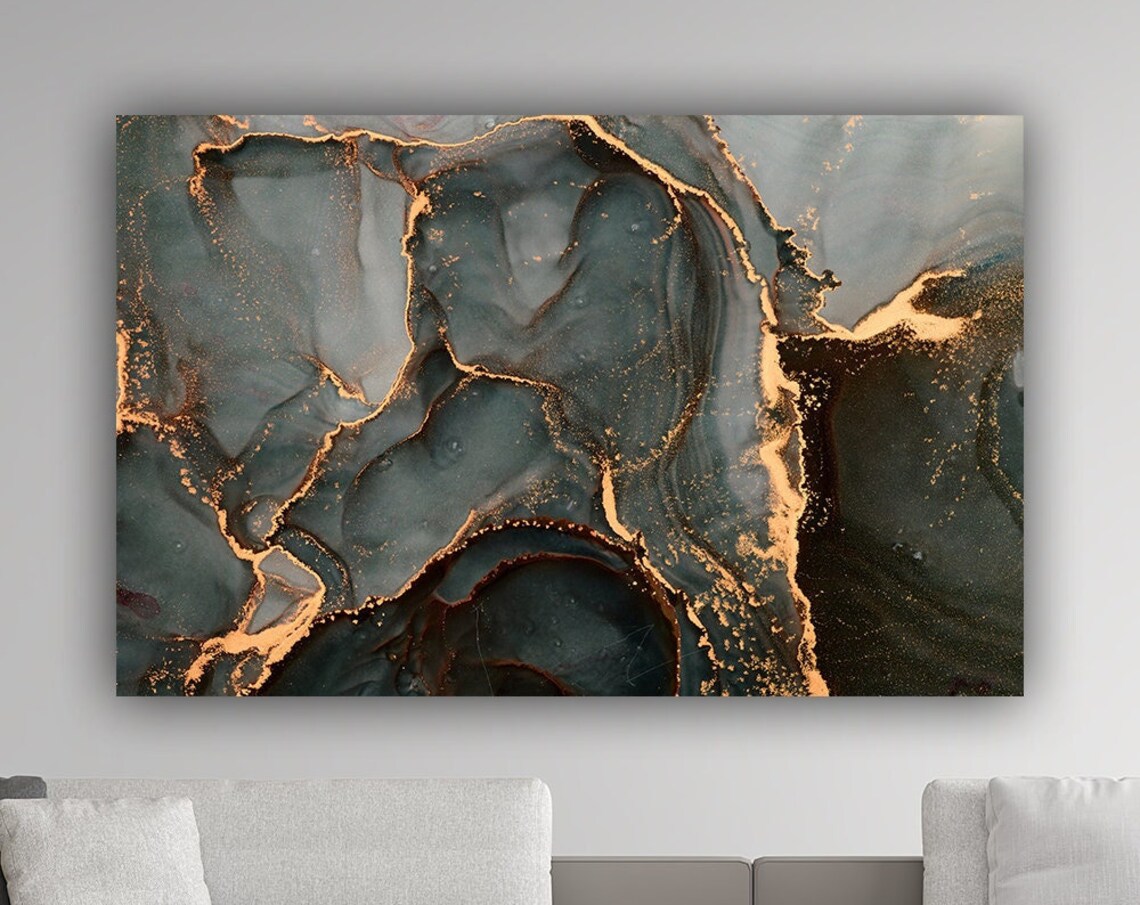 Marble Decor Modern Abstract Wall Art, Luxury Decor