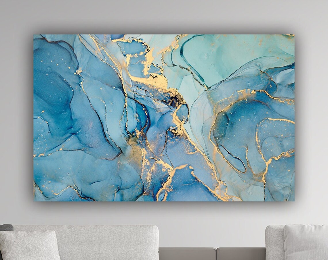 Marble Decor Modern Abstract Wall Art Print