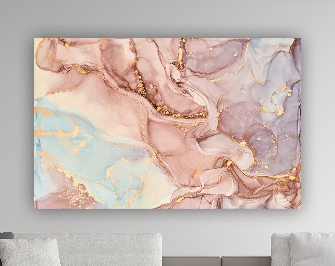 Marble Decor Modern Abstract Wall Art Print