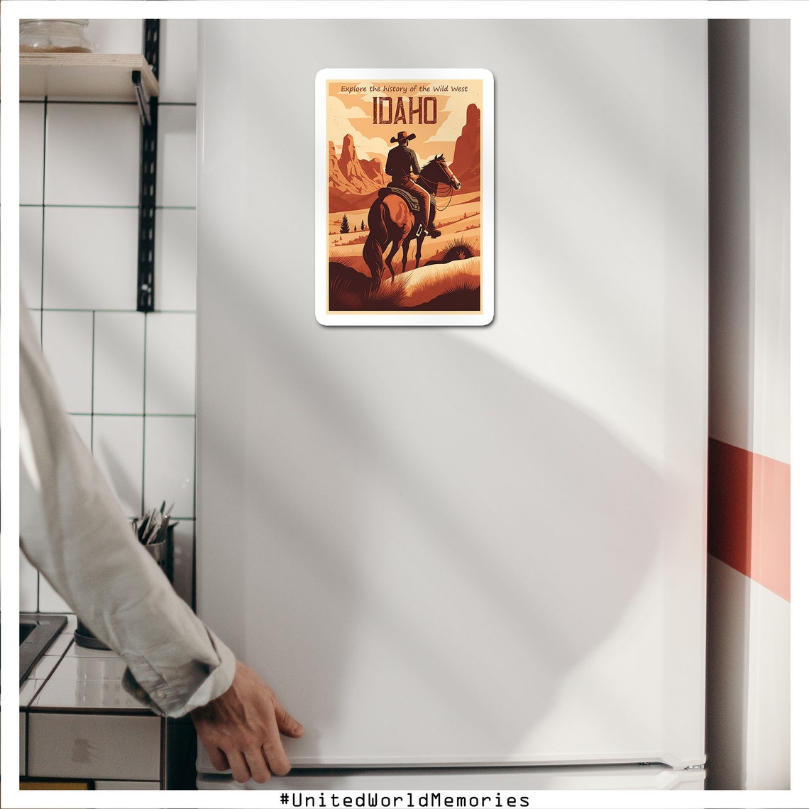 Idaho Travel Poster Idaho Poster Idaho Vintage Poster Wall Decor Idaho Print Idaho Retro Poster Idaho Wall Art Idaho Adventure Poster - Image 4