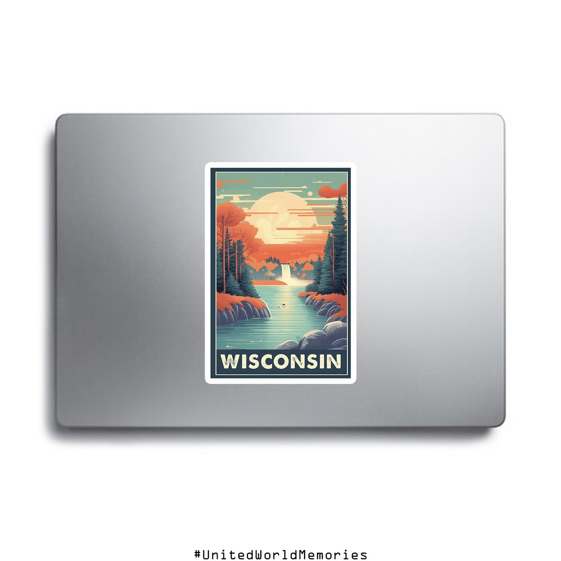Wisconsin Vintage Travel Poster, Retro Wall Decor - Image 2