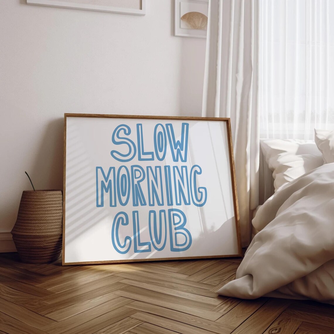 Slow Morning Club Print, Dorm Room Bedroom Decor - Image 2