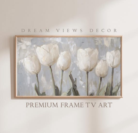 Tulips Vintage Floral Art Print, Spring Flowers