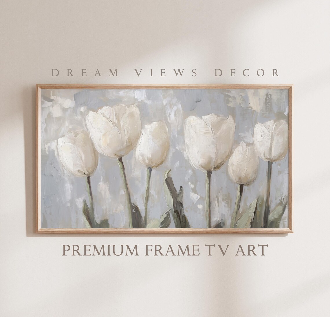 Tulips Vintage Floral Art Print, Spring Flowers