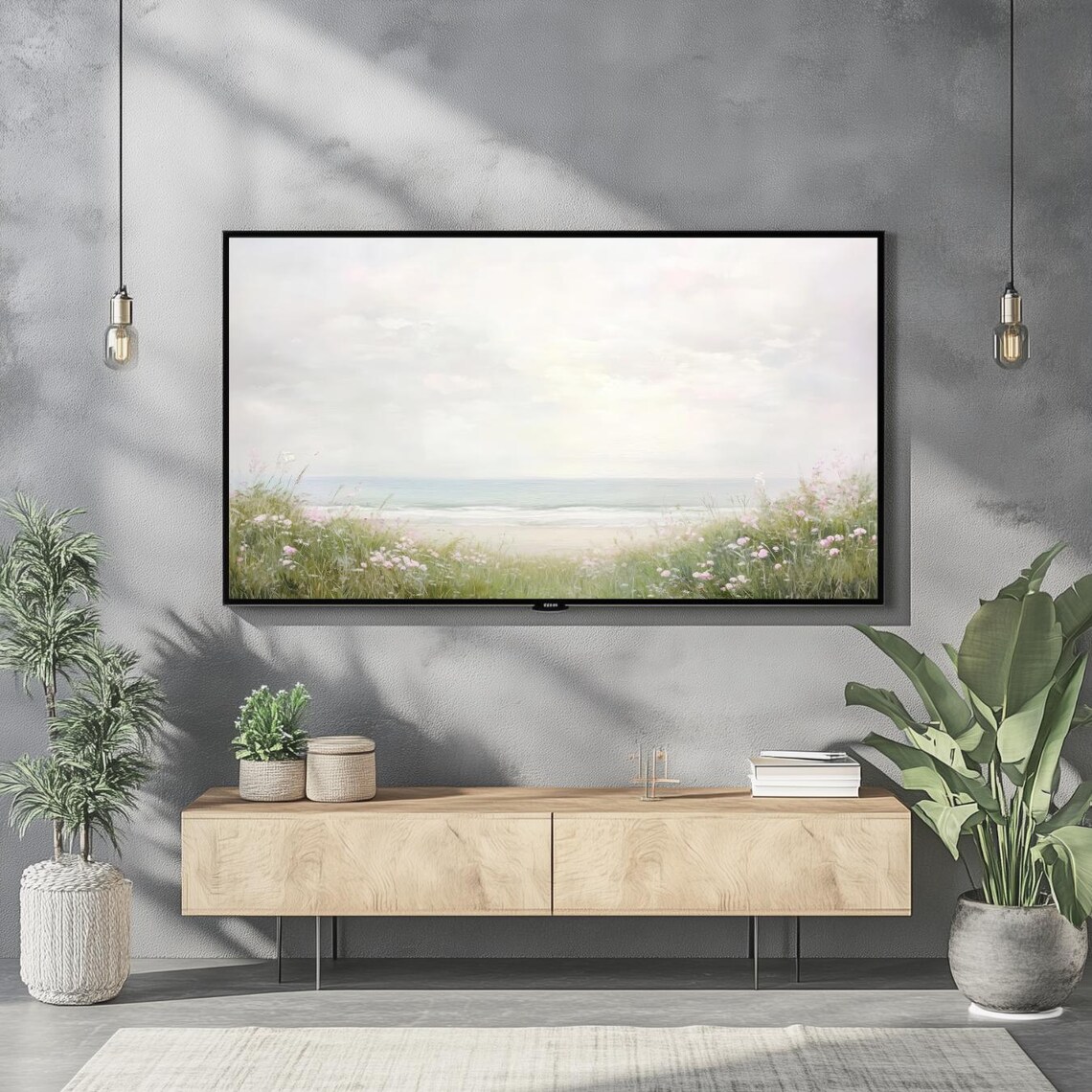 Spring Meadow Art Print, Wildflower Seasonal Decor - Image 2