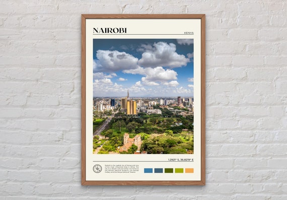 Real Photo Nairobi Print Nairobi Wall Art Nairobi Poster Nairobi Photo Nairobi Poster Print Nairobi Wall Decor Kenya Africa