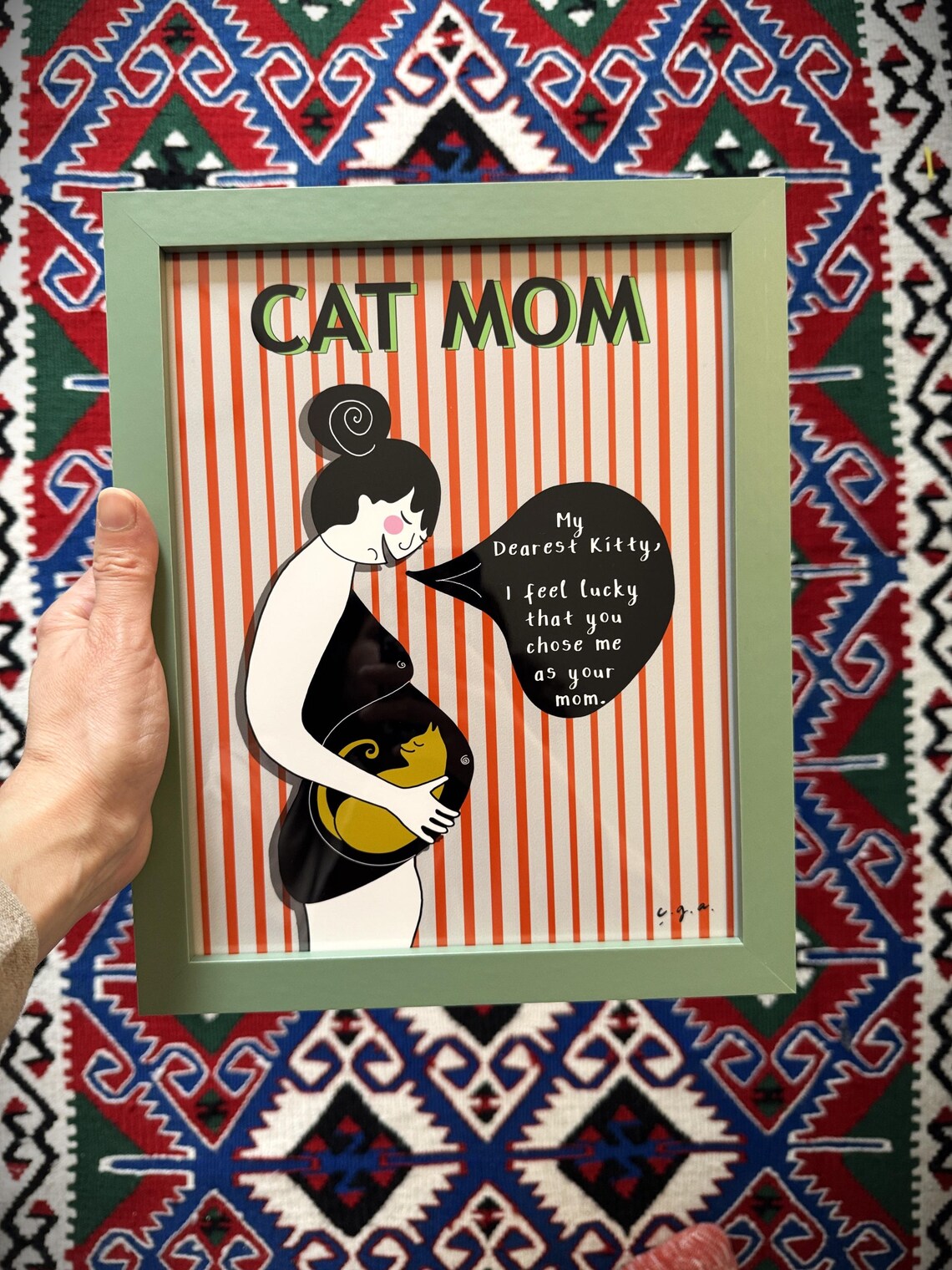 Cat Mom Kitty Mummy, Mothers Day Message - Image 2
