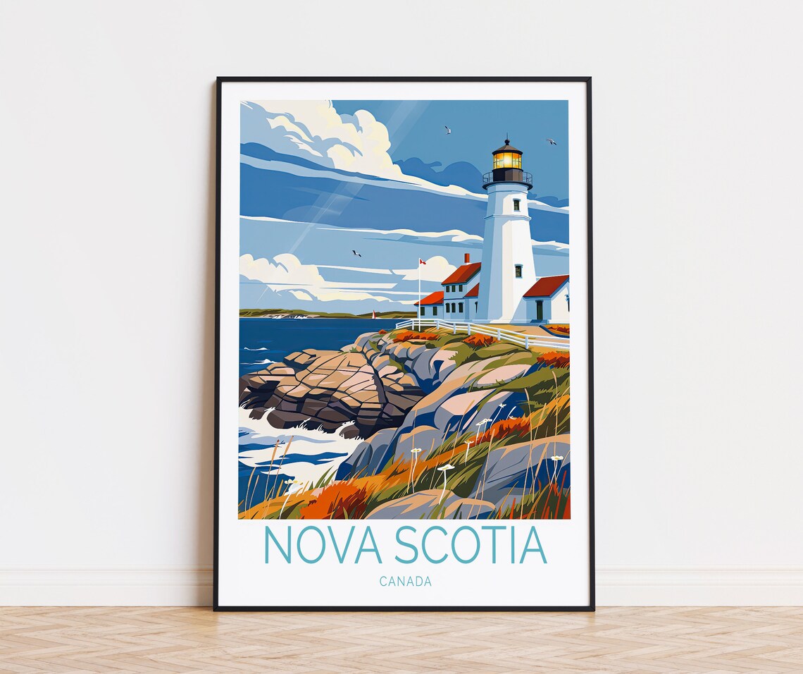 Nova Scotia Travel Poster, Halifax Citadel Art Print