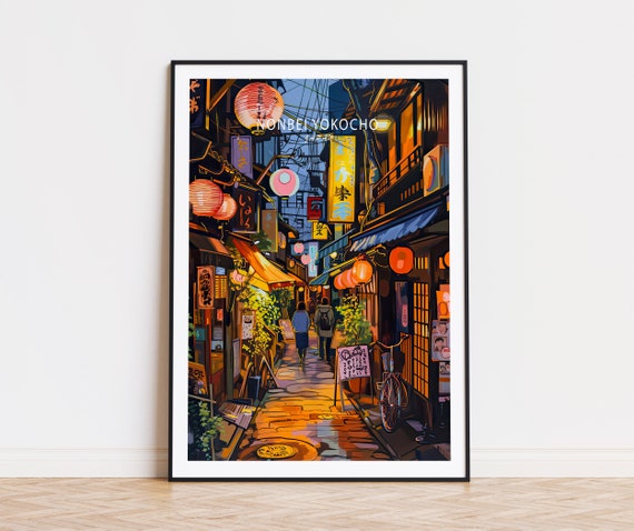 Nonbei Yokocho Home Decor Art Print