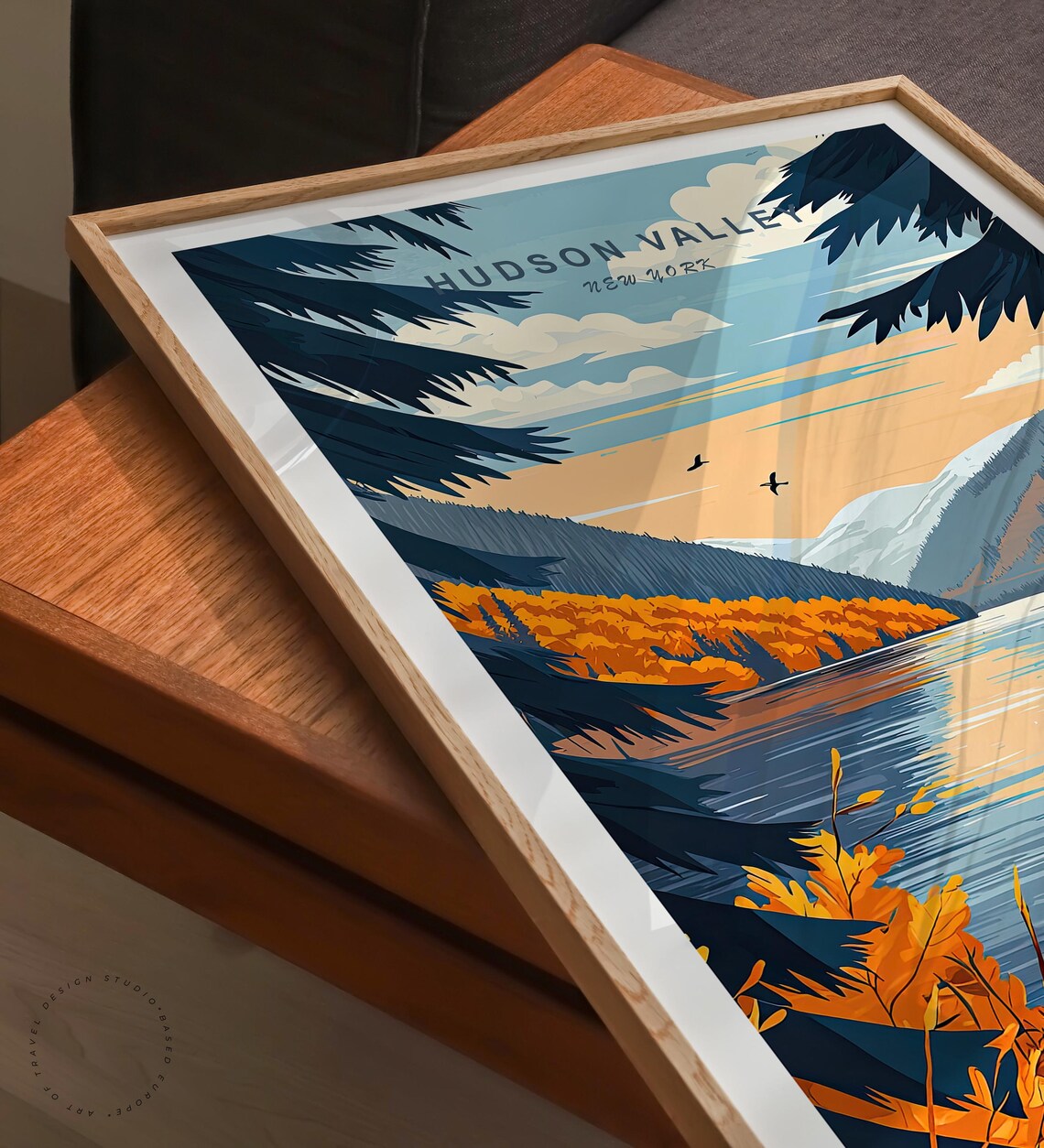 Hudson Valley Travel Poster, New York Art Print - Image 3