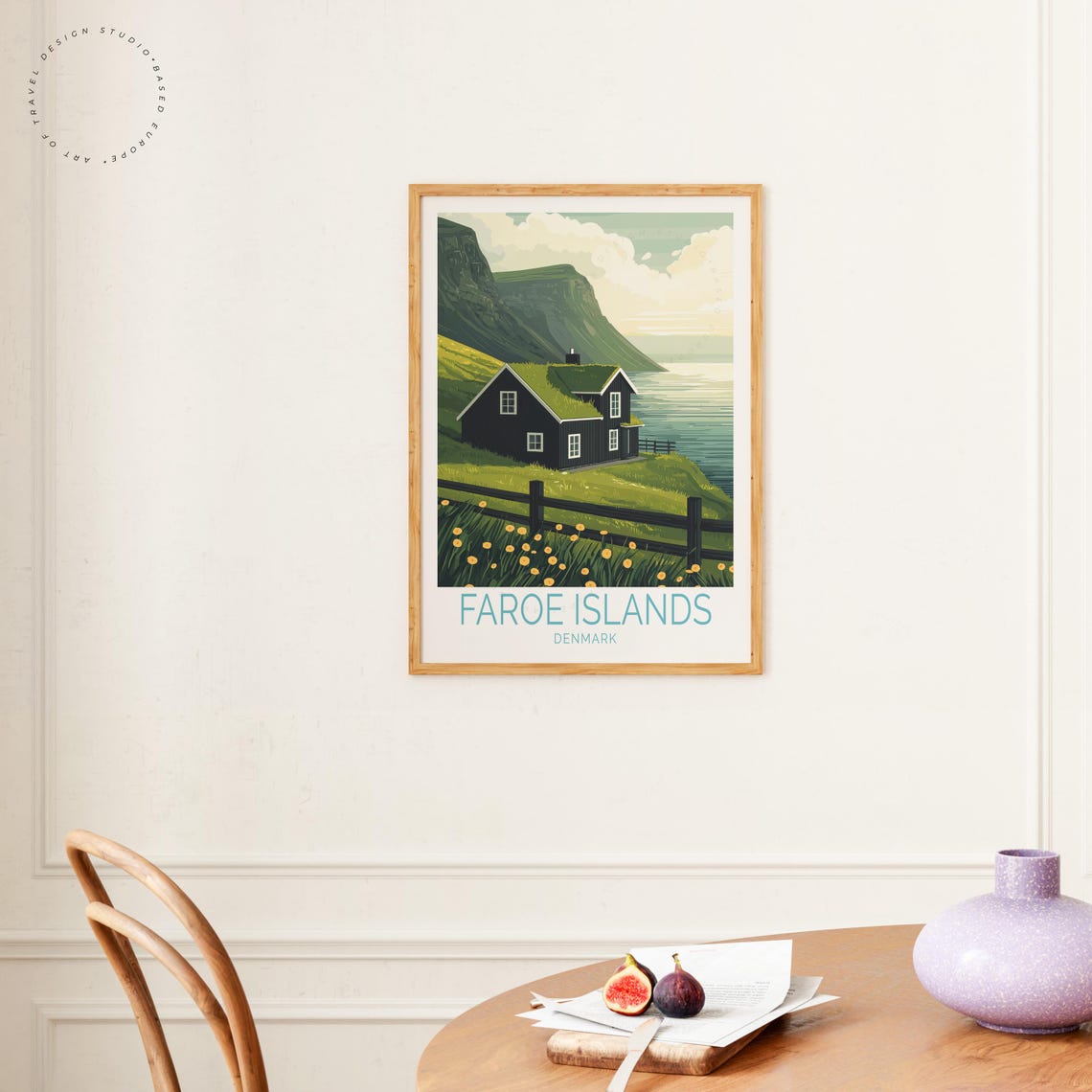 Faroe Islands Denmark Travel Poster, Europe Travel - Image 4