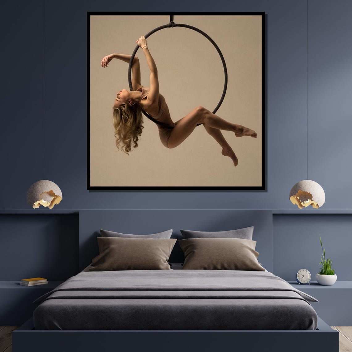 Aerial Hoop Dancer Elegant Aerialist Performance Art Dance Poster - Image 4