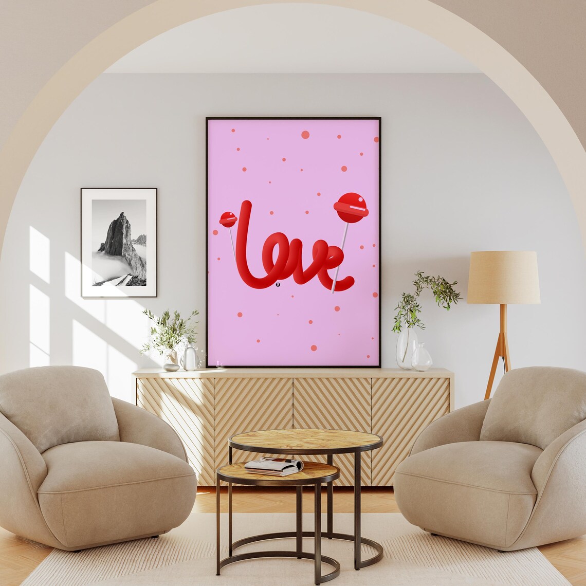 Love Wall Art, Maximalist Valentine Gift - Image 3
