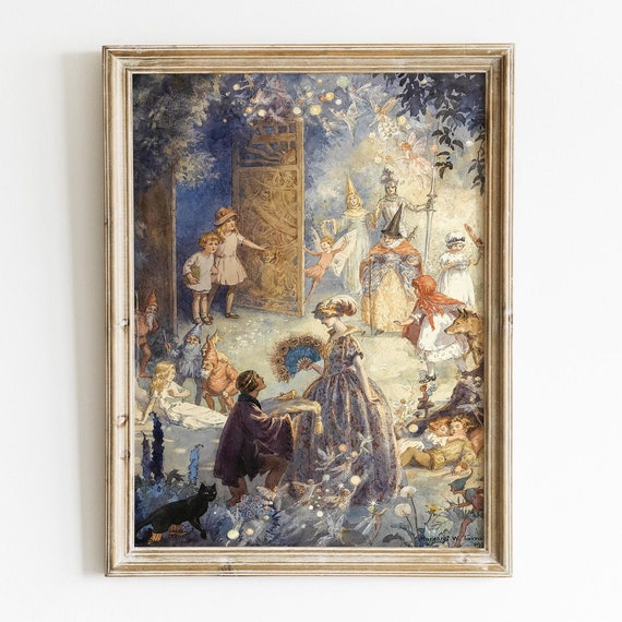 Rare Fairy Illustration by Margaret Tarrant Art Print