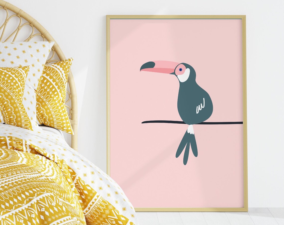 Tropical Toucan Art Print - Image 2