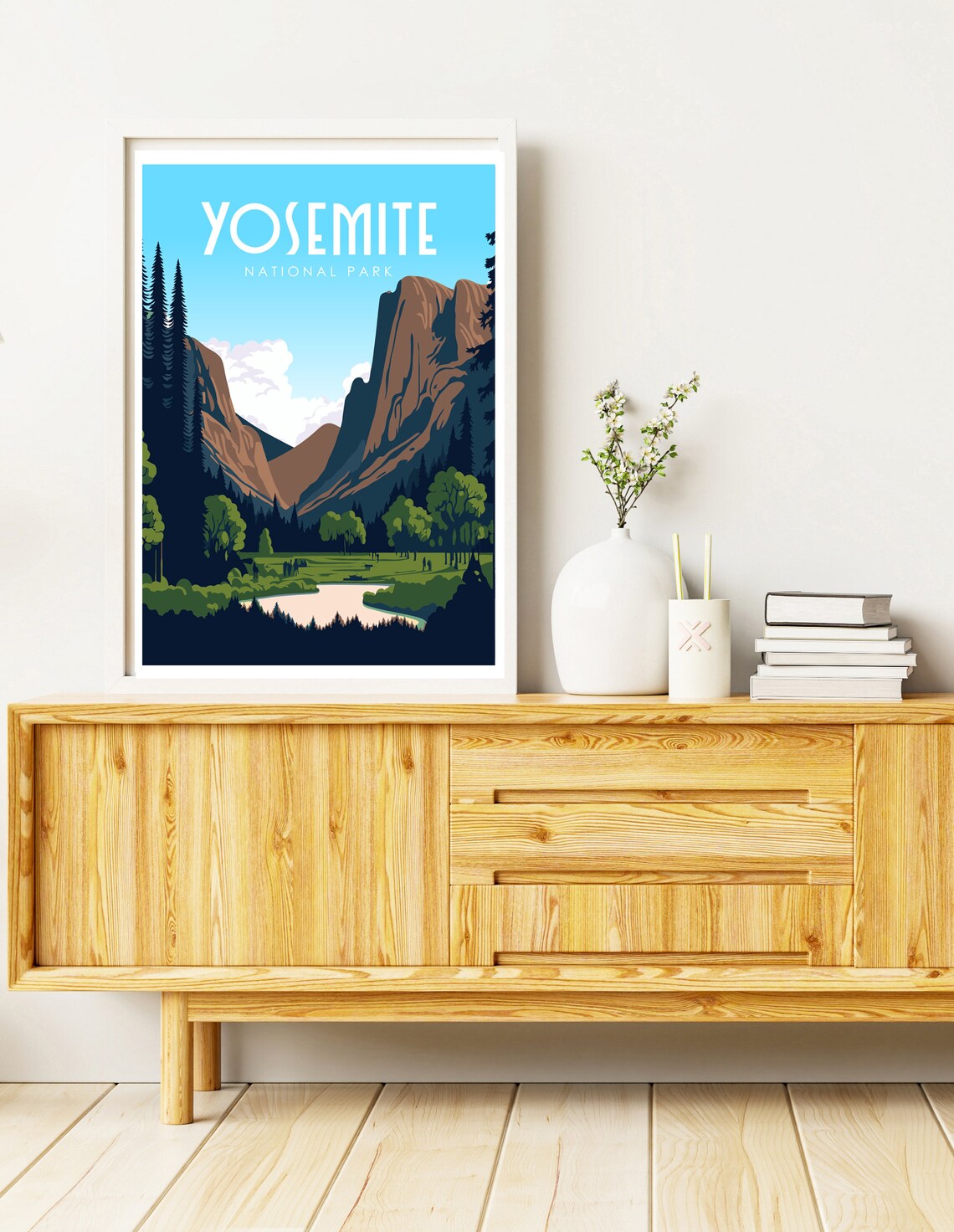 El Capitan Travel Poster, Yosemite National Park - Image 3