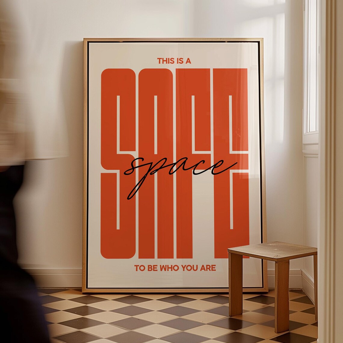 Calming Corner Safe Space Mental Health Poster