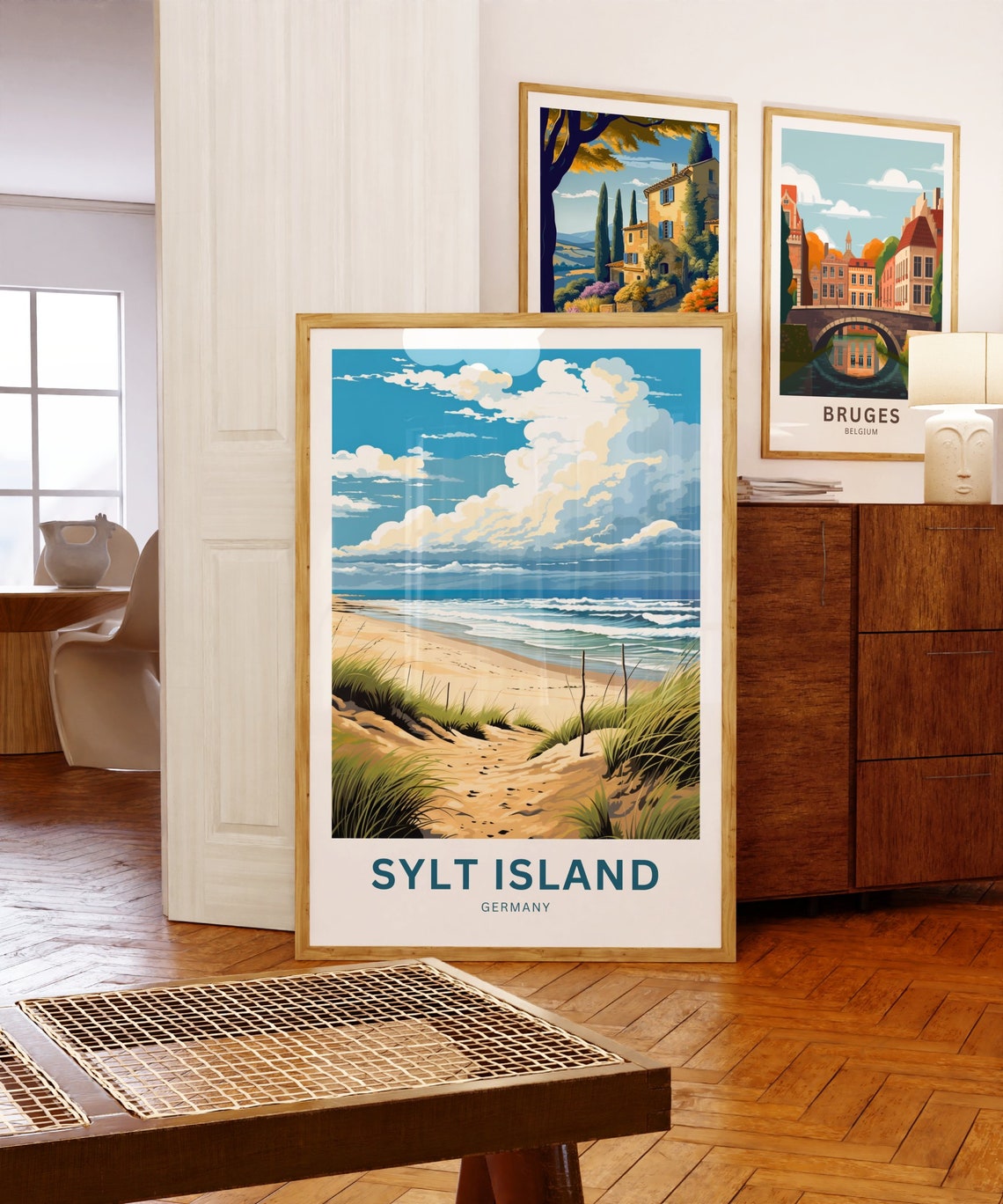 Sylt Island Germany Sandy Beach Path Dune Grass Travel Poster - Image 5