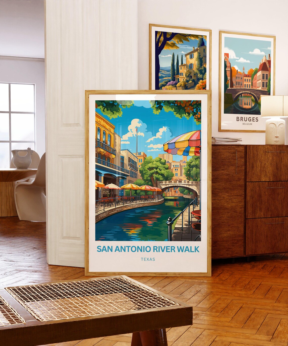 Personalized San Antonio Riverwalk Travel Poster - Image 5