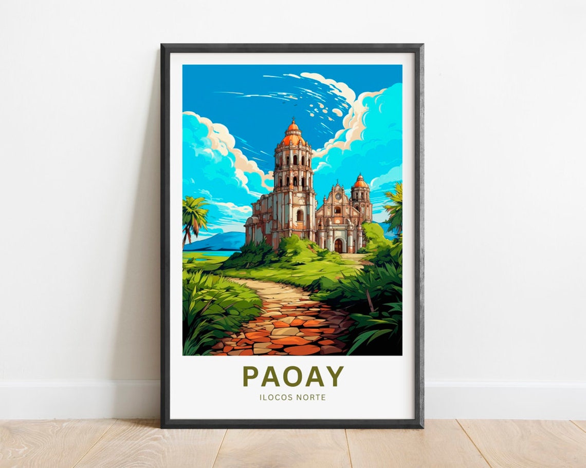 Paoay Church Ilocos Norte Philippines Heritage Landmark Poster