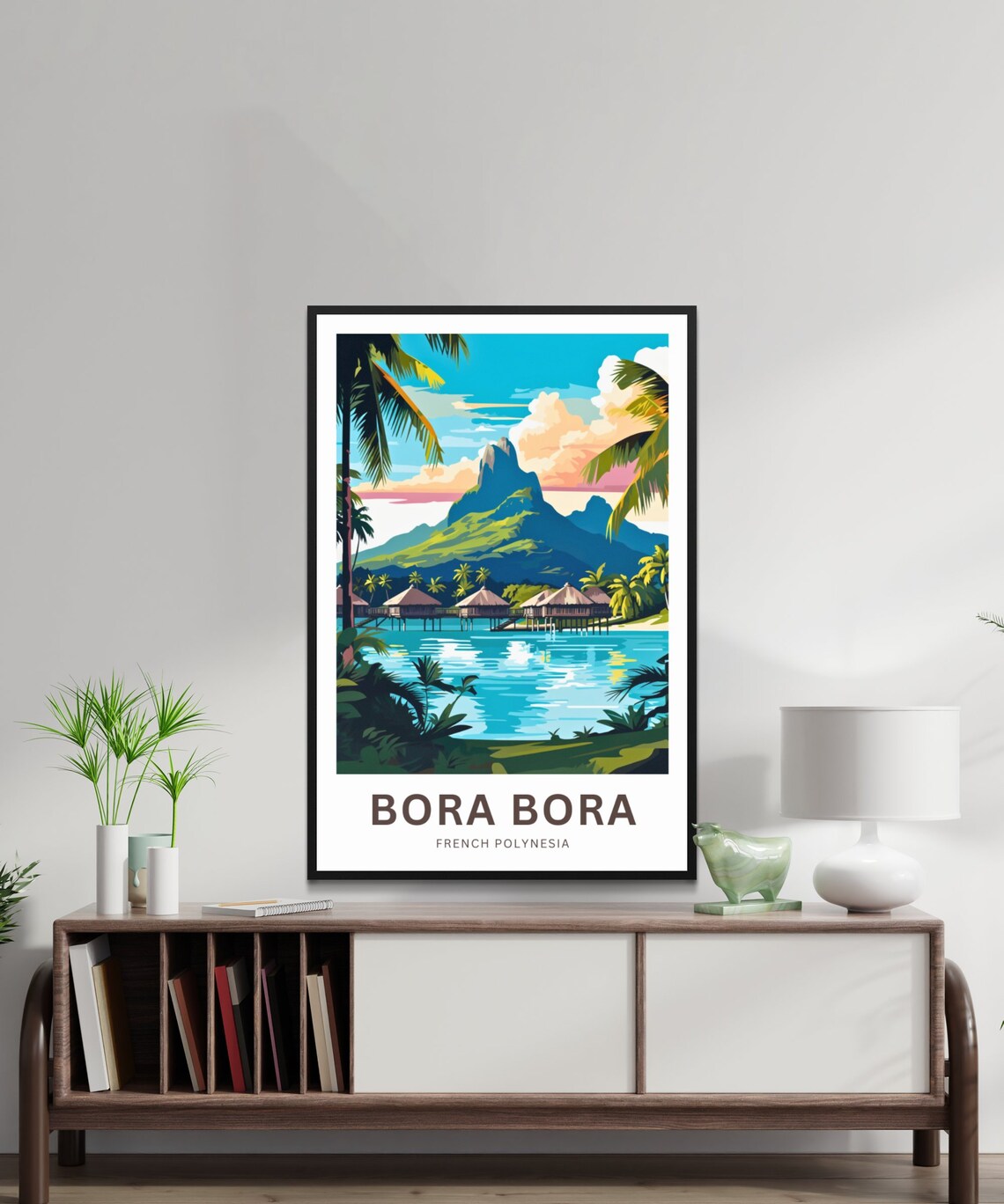 Bora Bora French Polynesia Travel Poster - Image 2