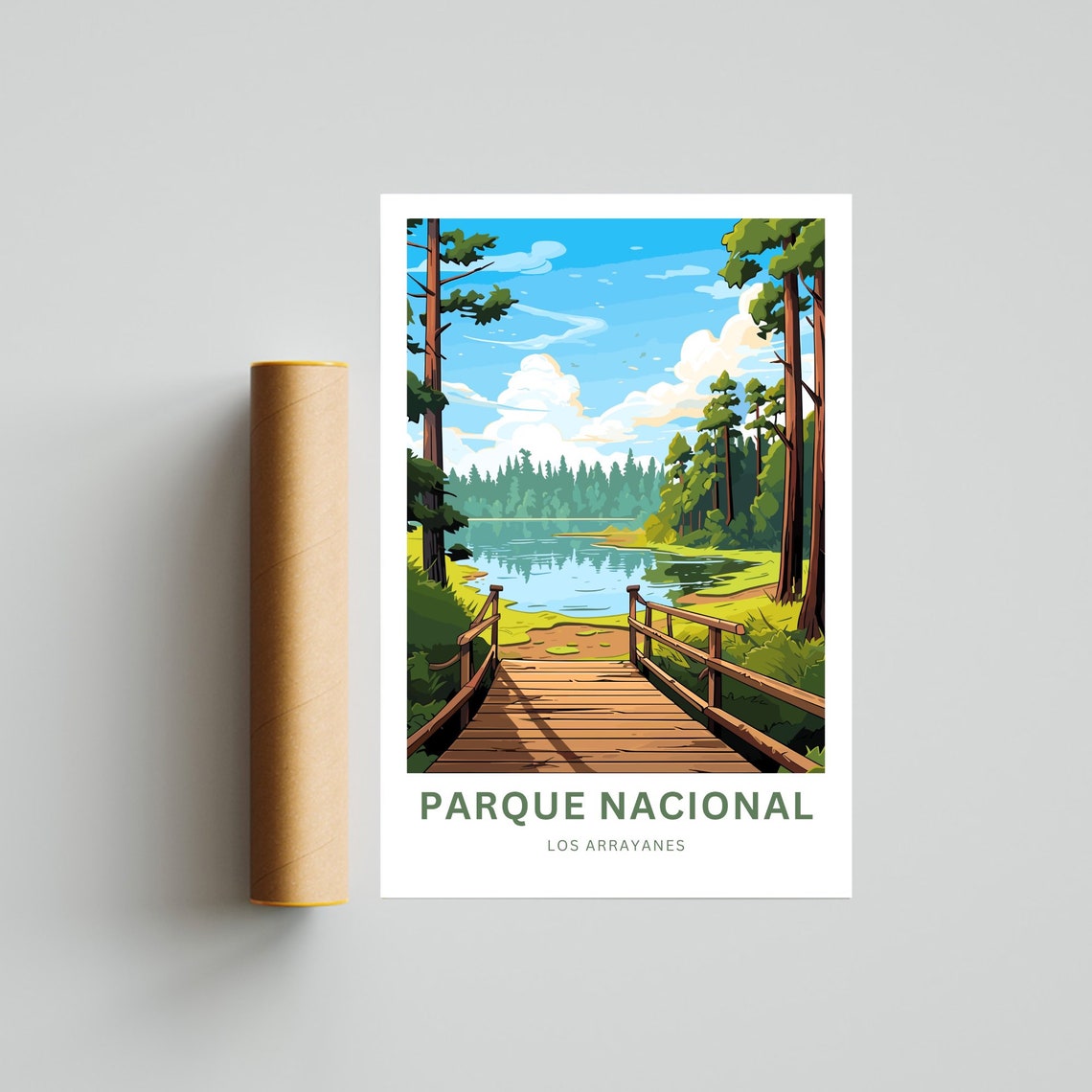 Personalized Parque Nacional Travel Print Parque Nacional Los Arrayanes Poster Argentina Wall Art Framed Present Gift Argentina Present - Image 4