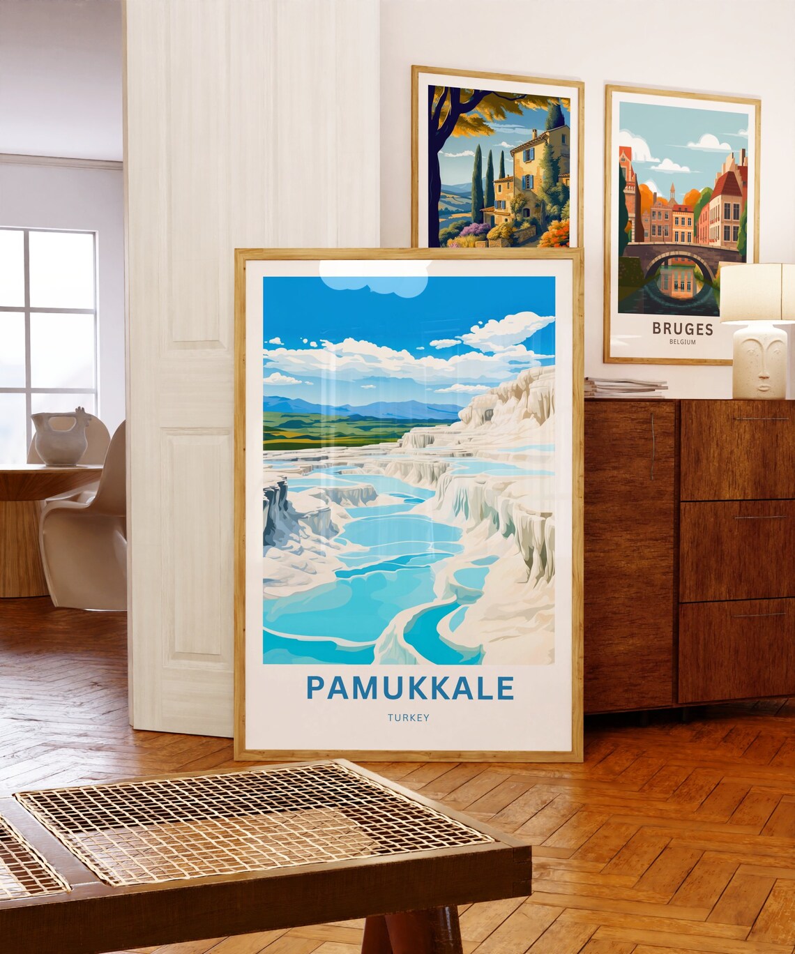 Pamukkale Travel Poster, Turkey Wall Art - Image 5